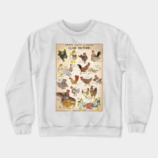 Greek Myth Chickens - COLOUR Iliad Edition Crewneck Sweatshirt